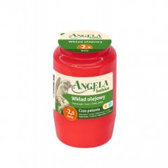 olejová svíčka Angela 2,5-denní - červená