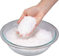 mokrý dekorační sníh (cca 20 g) - bílá