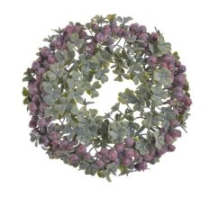 věnec s bobulemi 18 cm - červená
