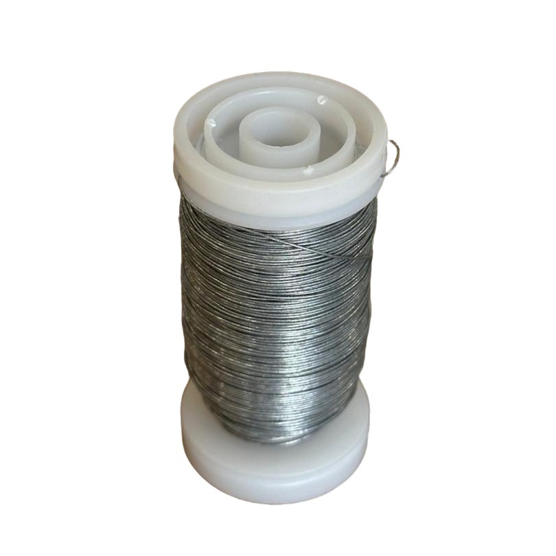 drát myrtový (0,37 mm/100 g) - stříbrný