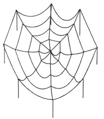 pavučina - dekorace Halloween 200 cm