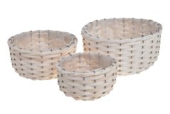 košík kulatý s igelitem - velký