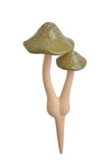 keramické hřiby x2 s pružinou 30 cm