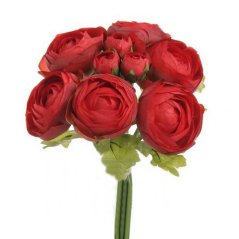 ranunculus svazek - červená tmavší