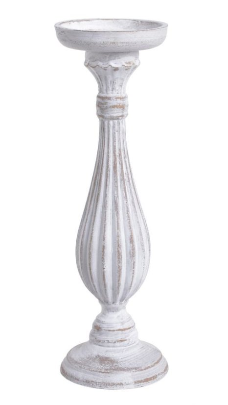 rustikální svícen 34 cm