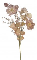 svazek květin 60 cm - fialová vintage