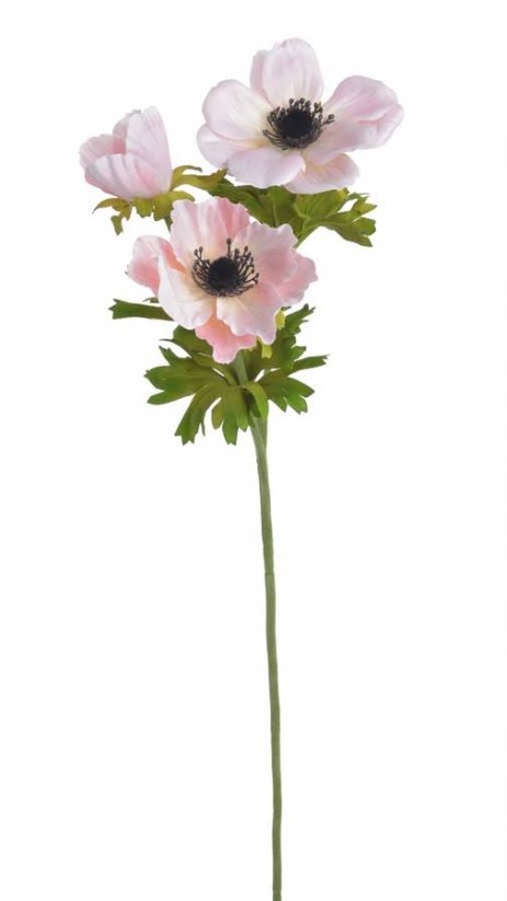 anemon 57 cm - světlá růžová