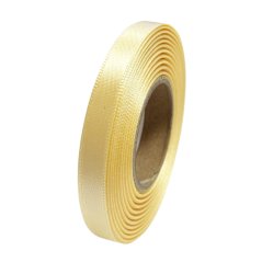 atlasová stuha 10 mm x 20 m - krémová