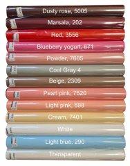 saténová fólie 50 cm - růžová matná