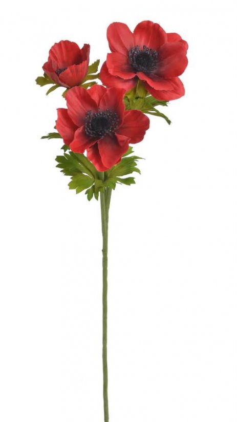 anemon 57 cm - červená