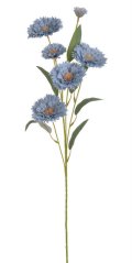 umělá květina 75 cm - modrá