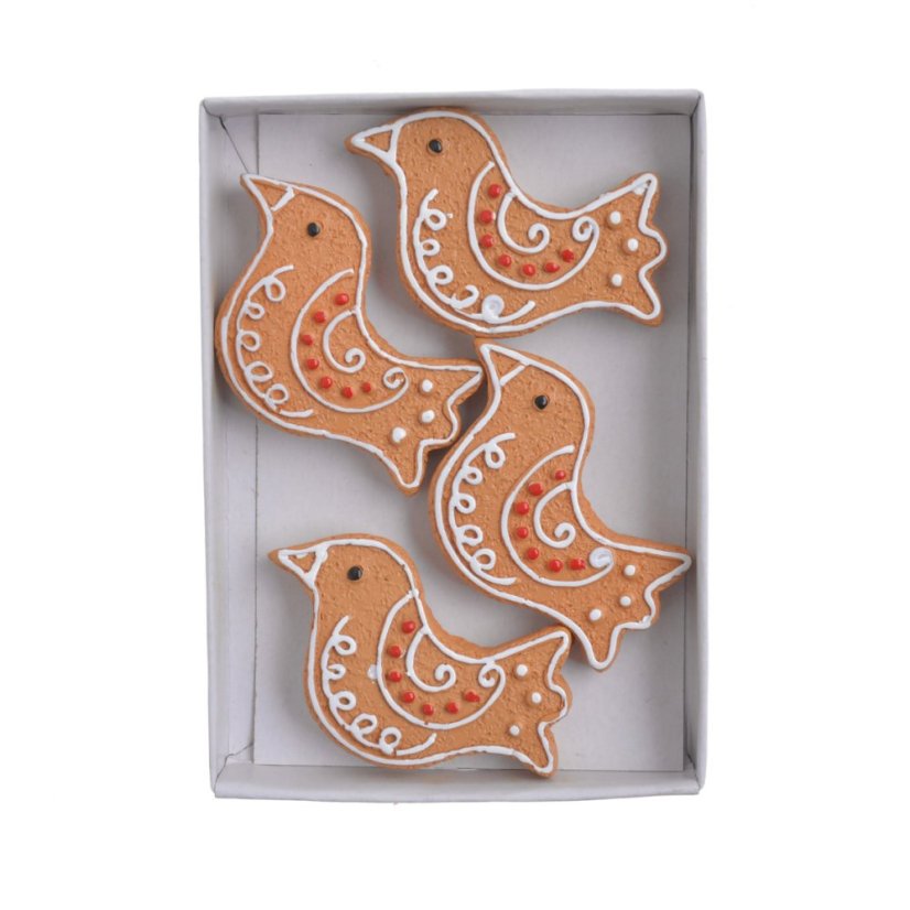 nalepovací perníčky ptáčci (4 ks) nalepovací perníčky ptáčci (4 ks)