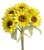 slunečnice svazek (6 ks) - žlutá