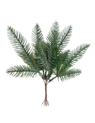 jehličí na drátku (6 ks) - zelená