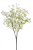 gypsophila s lístečky - bílá