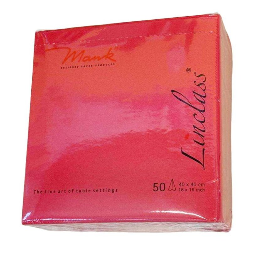 ubrousky MANK 40 x 40 cm (50 ks) - červená Rot