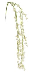 převislá rostlina s květy 80 cm - bílá