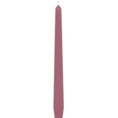 kónická svíce 25 cm (2 ks) - starorůžová