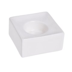 svícen krychle 4 cm - bílá