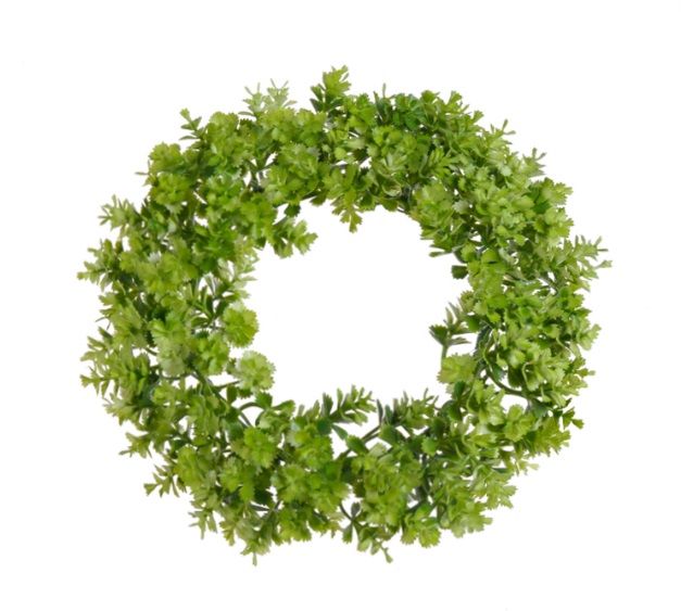 věneček střapatý 19 cm - zelená