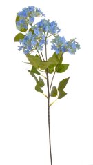 hortenzie větvička 63 cm - modrá