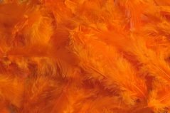 peří 10 g - oranžová výrazná