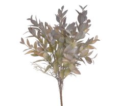 umělý ruscus - zelená/šedá