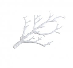 mini větvičky (12 ks) - bílá