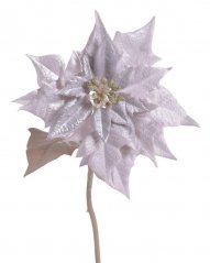 třpytivá vánoční hvězda 32 cm - lila