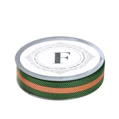 stuha 23 mm x 10 m - zelená/červená