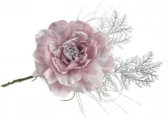 zimní růže s jehličím větší - starorůžová